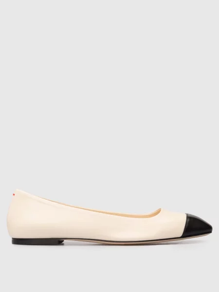 Кожаные балетки Aeyde бежевые