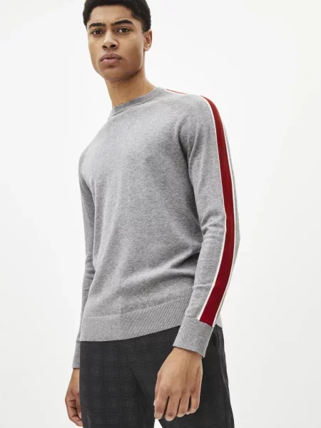 Пуловер Celio сиво