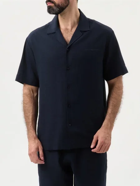 Сорочка Emporio Armani синя