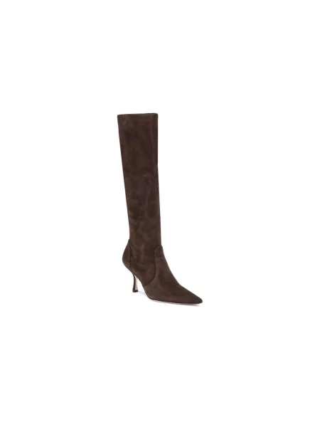 Botki Stuart Weitzman na szpilce brązowe