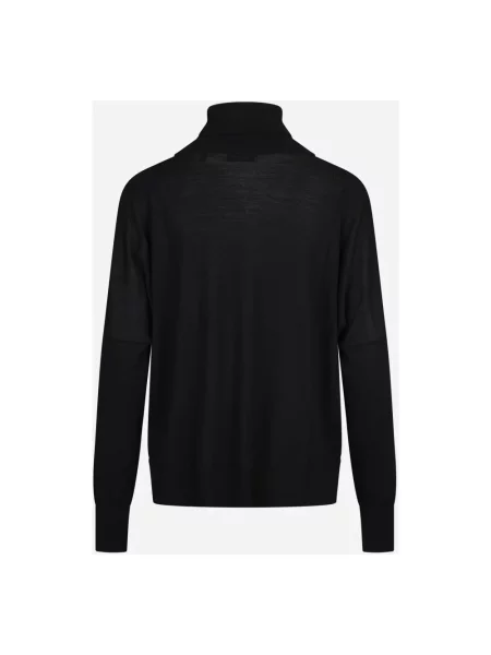 Sweter z golfem Gran Sasso czarny