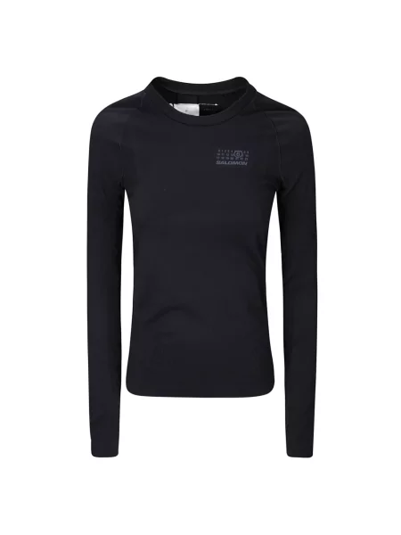 Top Mm6 Maison Margiela termoaktywny czarny