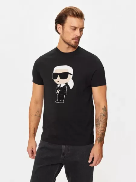 Karl Lagerfeld Tricou negru