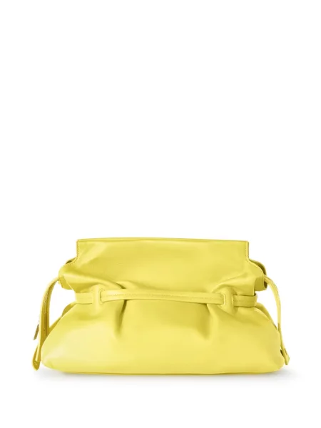 Δερμάτινος clutch Off-white γραβάτες λευκό