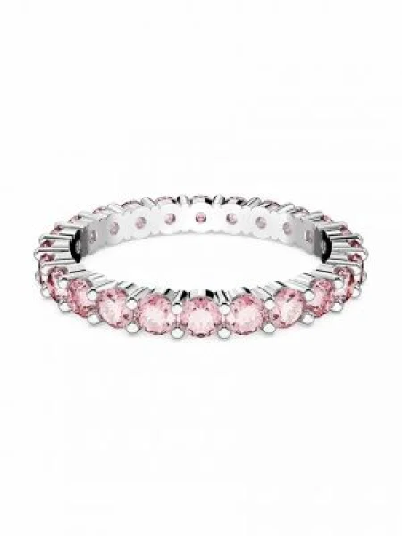 Prstan Swarovski MATRIX roza