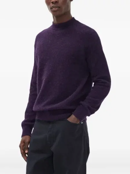 Пуловер Norse Projects виолетово