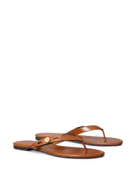 Sandale Tory Burch fără toc maro