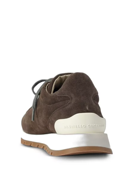 Szarvasbőr sneaker Brunello Cucinelli barna