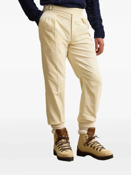 Παντελόνι Ralph Lauren Purple Label κοτλέ μωβ