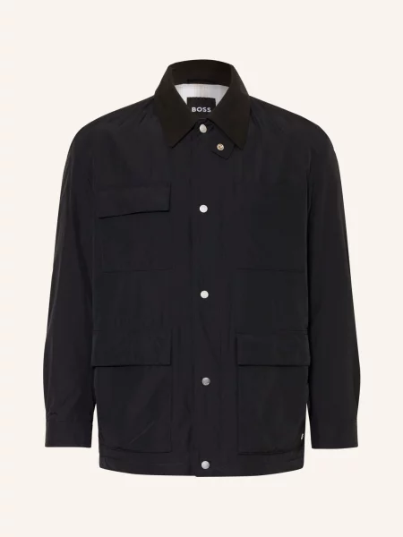 Boss Bunda Fieldjacket Corpo černá