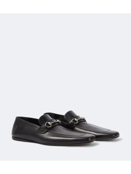 Pantofi loafer Gucci din piele negru