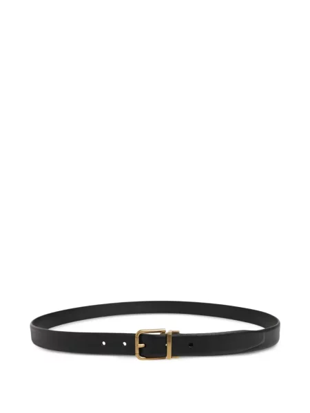 Bőr öves öv Dolce & Gabbana fekete