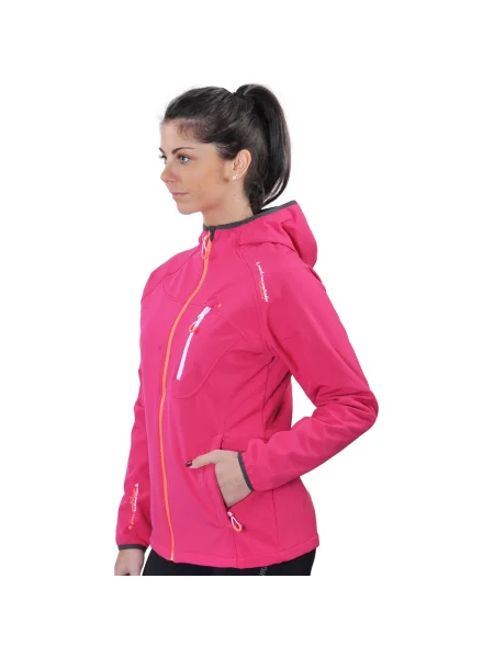 Geacă Peak Mountain softshell roz