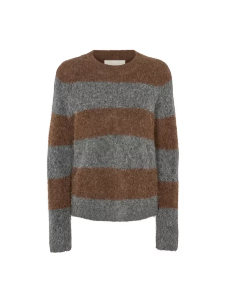Dzianinowy sweter Rue De Femme szary