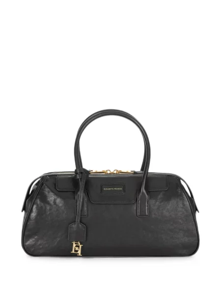 Geantă Elisabetta Franchi din piele negru