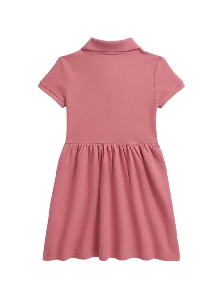 Sukienka mini dziecięca Polo Ralph Lauren różowa