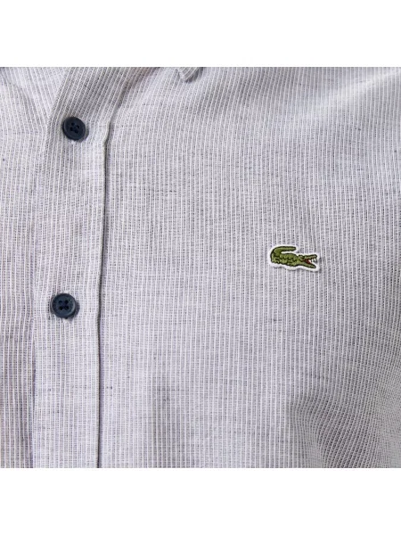 Lacoste Koszula Button-Down Regular Fit granatowa