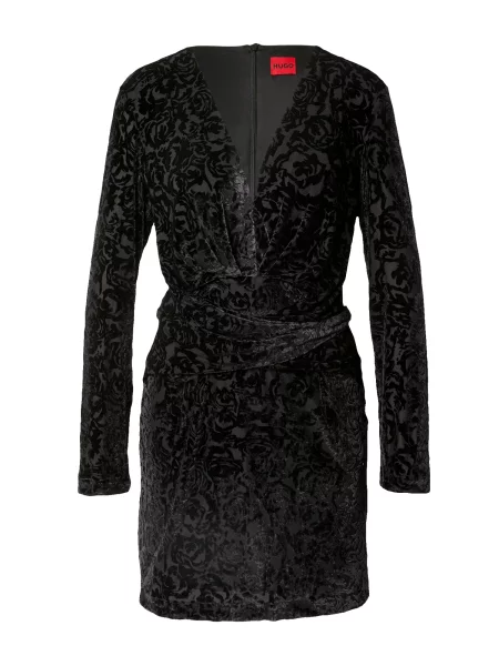 HUGO Rochie de cocktail Kimbali metalic gri