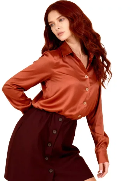 Платье мини Ladylike коричневое
