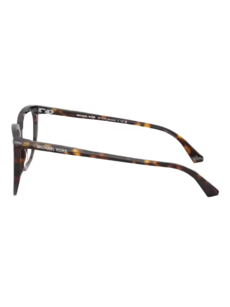 Ochelari de soare Michael Kors cu imprimeu geometric maro