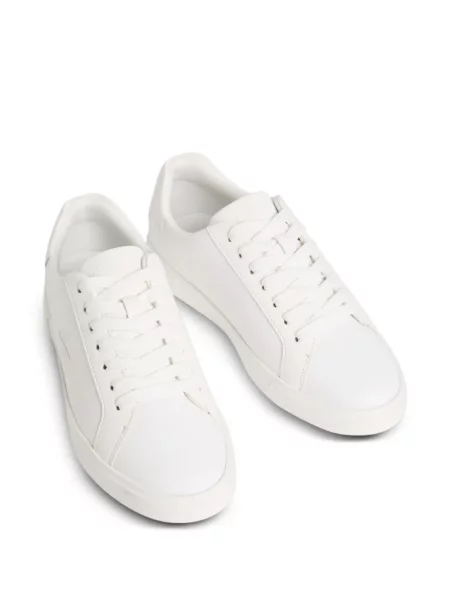 Tenisice Calvin Klein s vezicama s printom s čipkom bijela