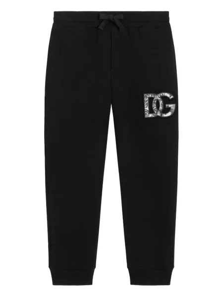Spodnie dziecięce Dolce And Gabbana czarne