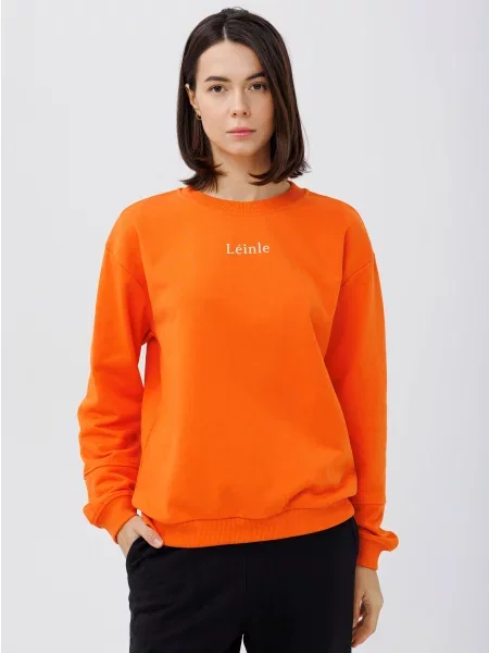 Світшот Leinle помаранчевий