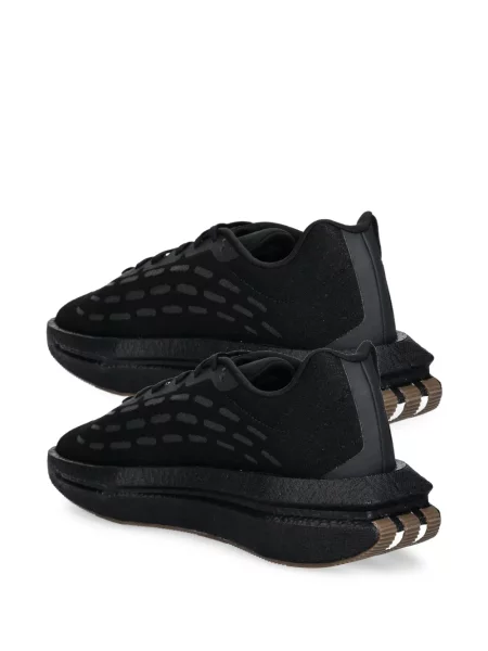 Krótkie sneakersy Adidas Forum ocieplane do biegania czarne