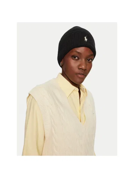 Шапка Polo Ralph Lauren черная