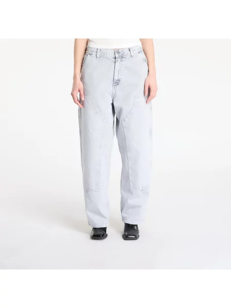 Pantaloni Carhartt WIP W Brandon Double Knee Pant Black Chalk Wash L negru
