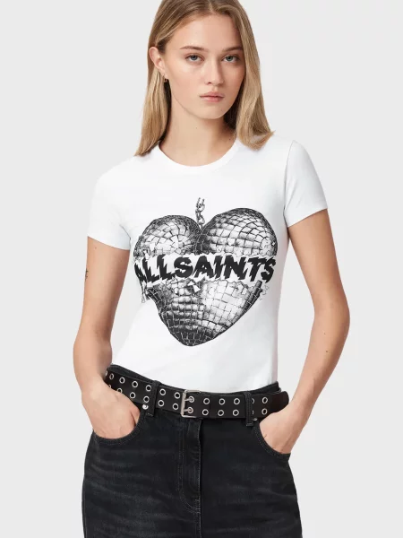 Футболка Allsaints біла