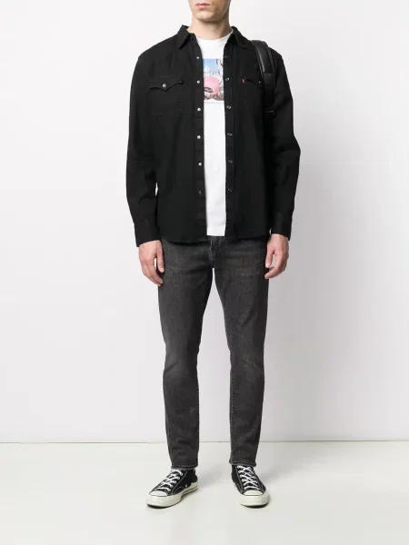Džinsiniai marškiniai Levi's® juoda
