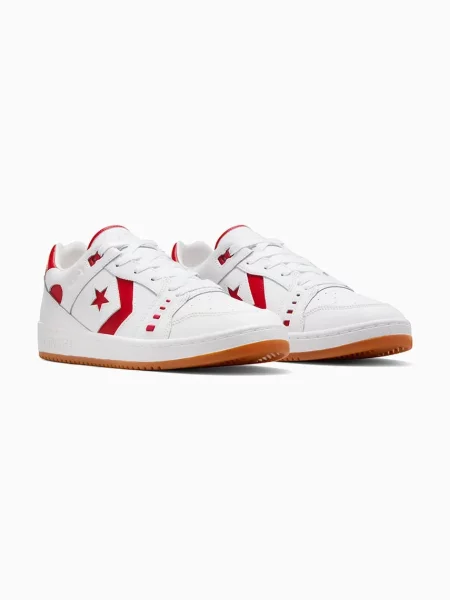 Кожаные кроссовки Converse белые