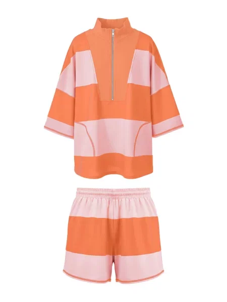 Imily Bela Costum cu pantaloni Active portocaliu roz