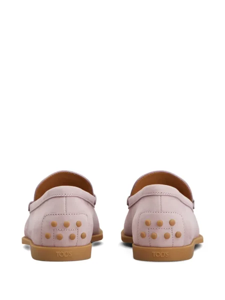 Кожени лоуфъри Tod's розово