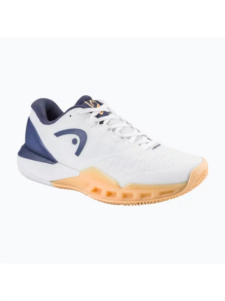 Női teniszcipő HEAD Revolt Pro Clay white apricot. Méret: 37 EU fehér