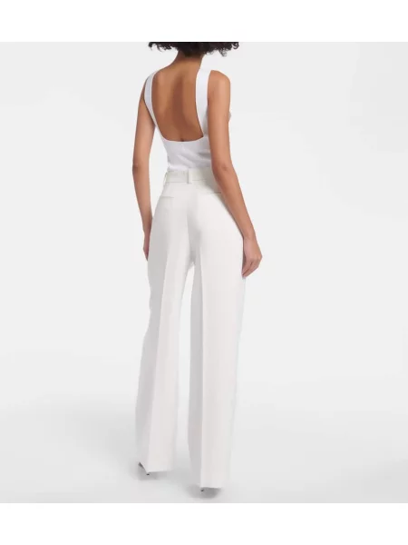 Pantaloni Khaite alb
