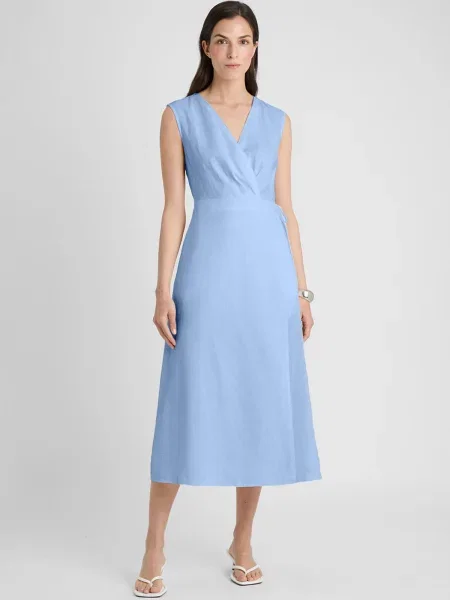 Guido Maria Kretschmer Rochie Gina deschis albastru