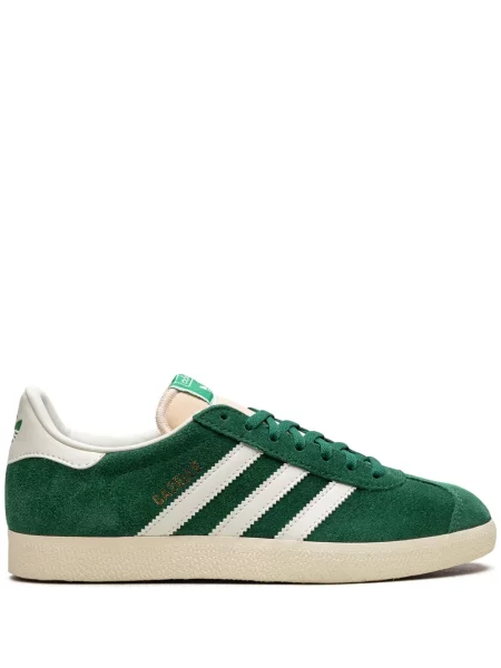 Sneakerși Adidas Gazelle din piele de căprioară verde