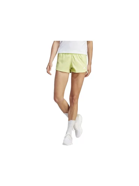 Pruhované šortky Adidas zelená