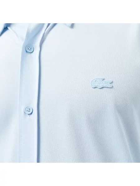 Lacoste Koszula Slim Fit Jasnoniebieska niebieski