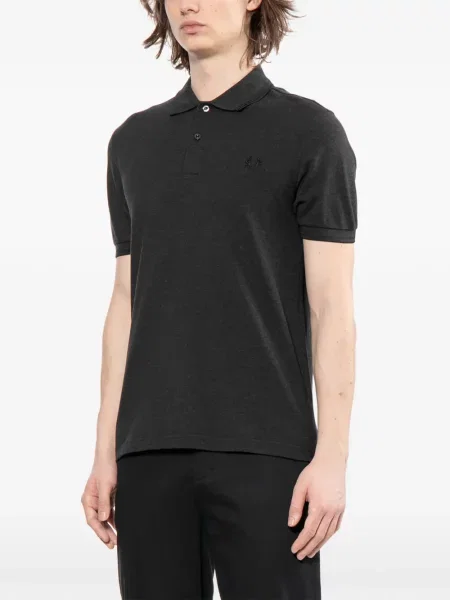 Polo Fred Perry με κέντημα γκρι