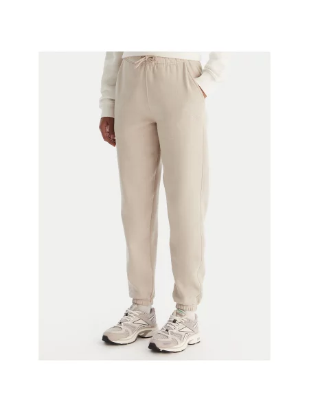 Reebok Spodnji del trenirke Reebok X Ewa Chodakowska Evren Regular Fit bež