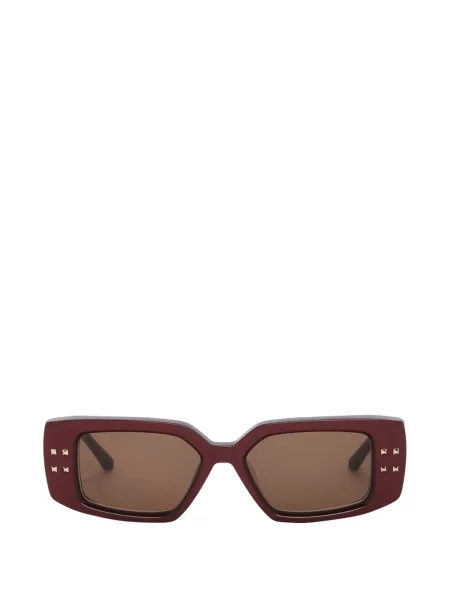 Szegecses napszemüveg Valentino Garavani Eyewear piros