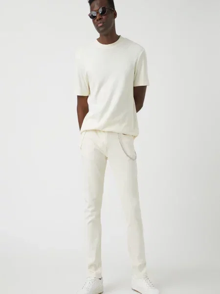 Blugi skinny Koton skinny fit alb