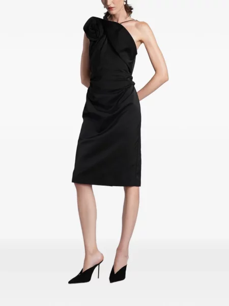 Rochie midi Magda Butrym cu volane negru