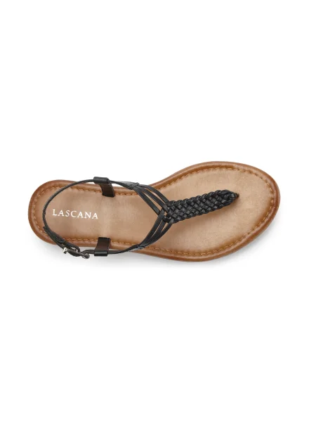 LASCANA Flip-flops negru