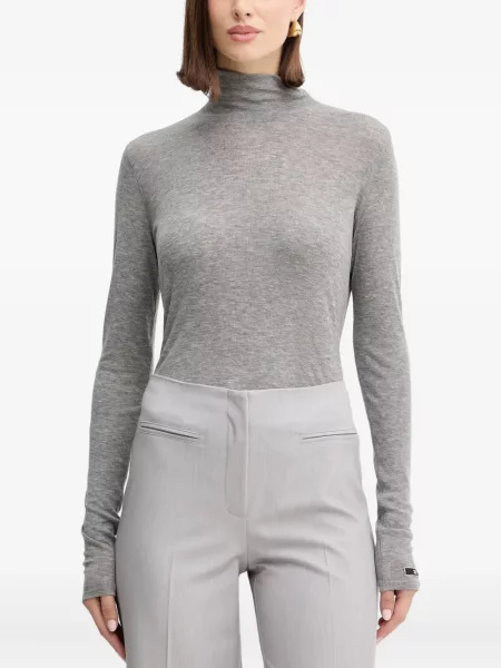 Топ Elisabetta Franchi сиво