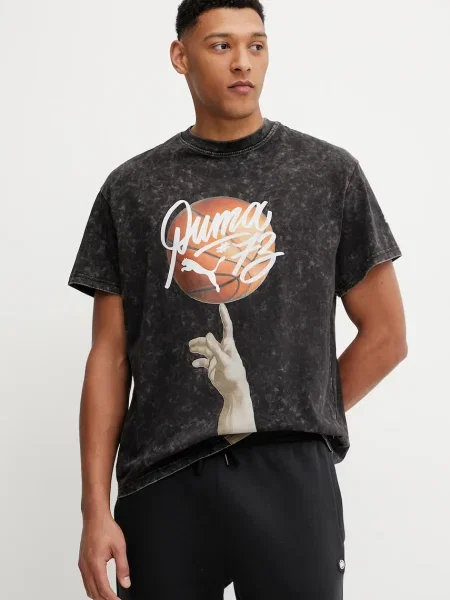 Puma Tricou Dylan Exhibit negru