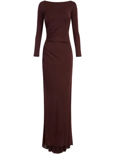 Rochie Elisabetta Franchi din jerseu drapată roșu